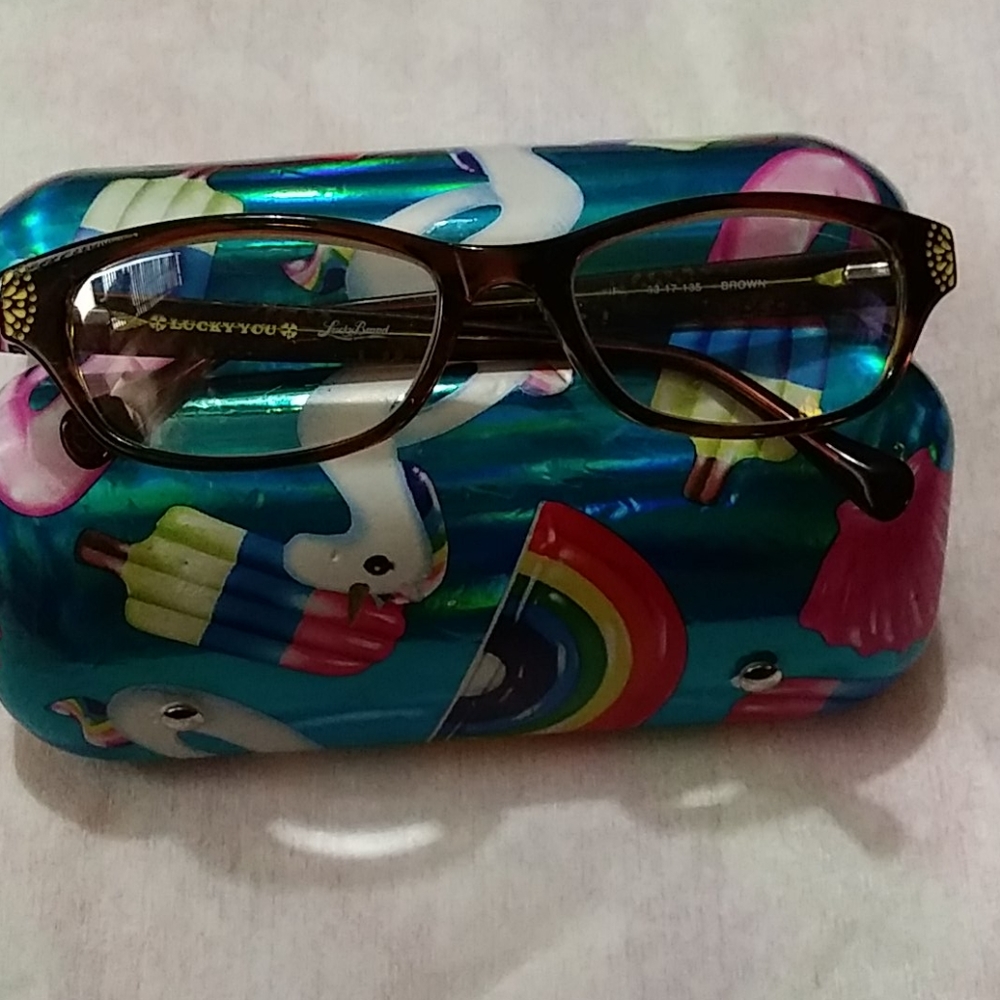 Lucky brand eye glasses